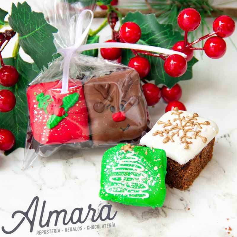 Mini Brownies 2 Und Almara Reposteria Regalos Chocolateria