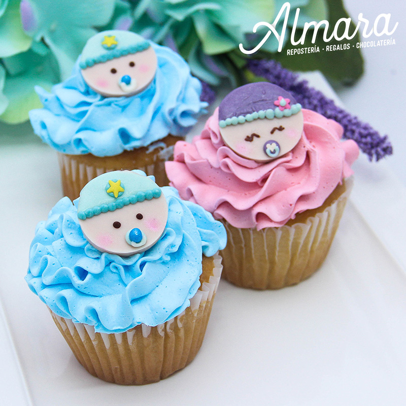 Cupcakes Linea Gourmet Carita Almara Reposteria Regalos